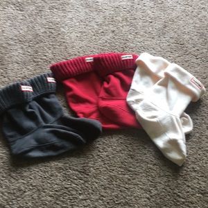 Hunter boot socks.  $8 each
